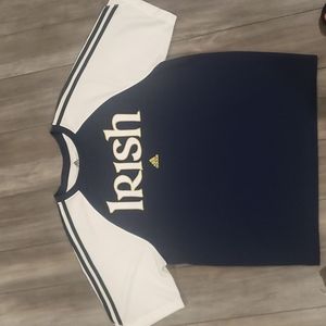 Adidas Mens Notre Dame top-Size Large